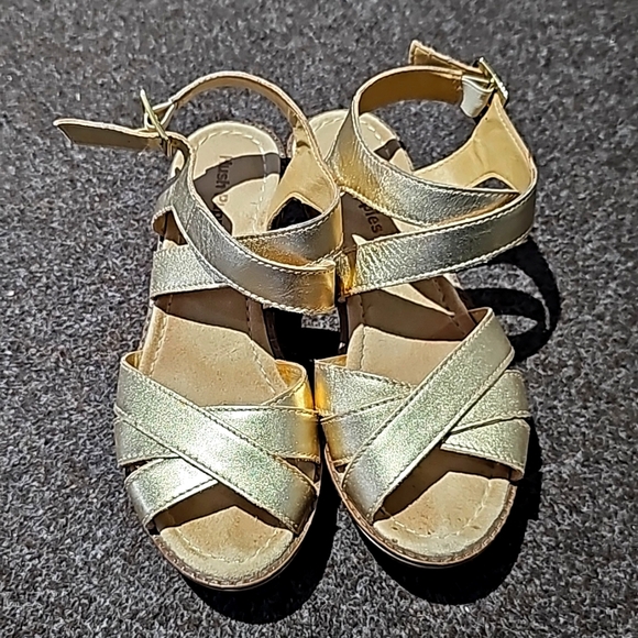 Hush puppies platform/wedge sandals 6.5 - Picture 1 of 7